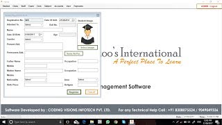 School Management System by Coding Visions | Complete Software Walk-through