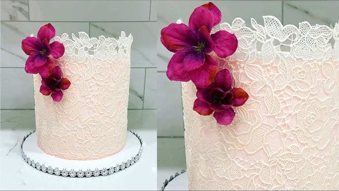 BINBE 14 Pcs Cake Decorating Stencils Floral Wedding Cake Stencil Floral  Cake Templates Spray Floral Cake Molds Hollow Lace Cake Decoration Molds  DIY
