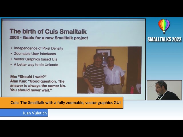 Cuis: The Smalltalk with a fully zoomable, vector graphics GUI