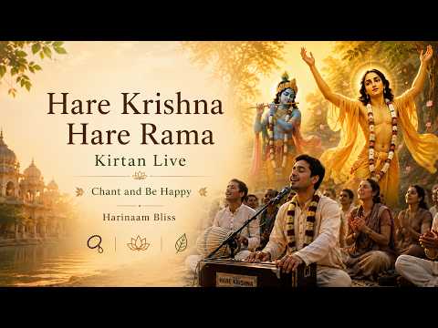 🔴 LIVE  ISKCON Hare Krishna Mahamantra Kirtan | Chant & Be Happy | Harinaam Bliss