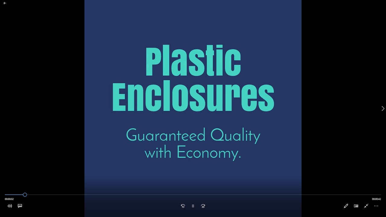 Plastic Enclosures for Electronics - view our varied line