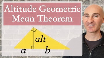 Altitude Geometric Mean Theorem