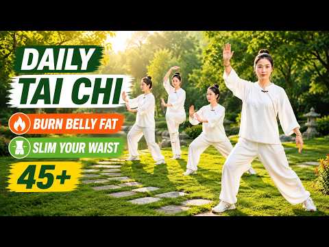 20-Min Daily Tai Chi for 45+ 🔥 Burn Belly Fat & Slim Your Waist