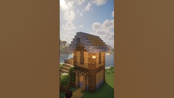 Minecraft | Easy Starter House 🏠 #minecraft #shorts