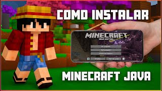 COMO JOGAR MINECRAFT JAVA NO CELULAR EM 2025