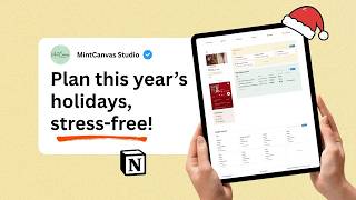 Stop the Last-Minute Panic! My Holiday Planning System in Notion 🎅