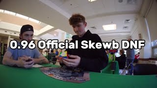 0.96 Official Skewb DNF - Timer Start (Framecounted)