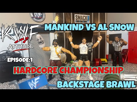 Mankind Vs Al Snow Backstage Brawl WWE Action Figure Match!