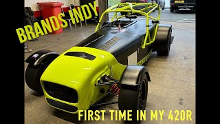 First time in my brand new Caterham race car - Brands Hatch Indy 2024