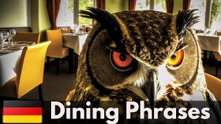 German Dining Phrases for Beginners ⭐⭐⭐⭐⭐ Restaurant Edition