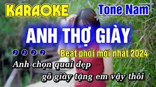 Anh Thợ Giày Karaoke Tone Nam Nhạc Sống Rumba Beat Phối Mới Nhất 2024 Công Tuấn Bolero