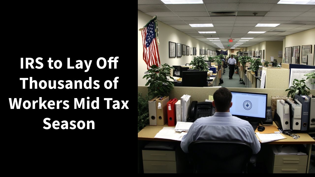 IRS to Lay Off Thousands of Workers Mid Tax Season - YouTube