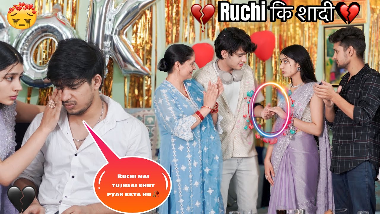 Ruchi ने की शादी 💍😱||Mohit का टूटा दिल 💔😭||Marriage prank on Mohit🥀||Ruchi Mohit||