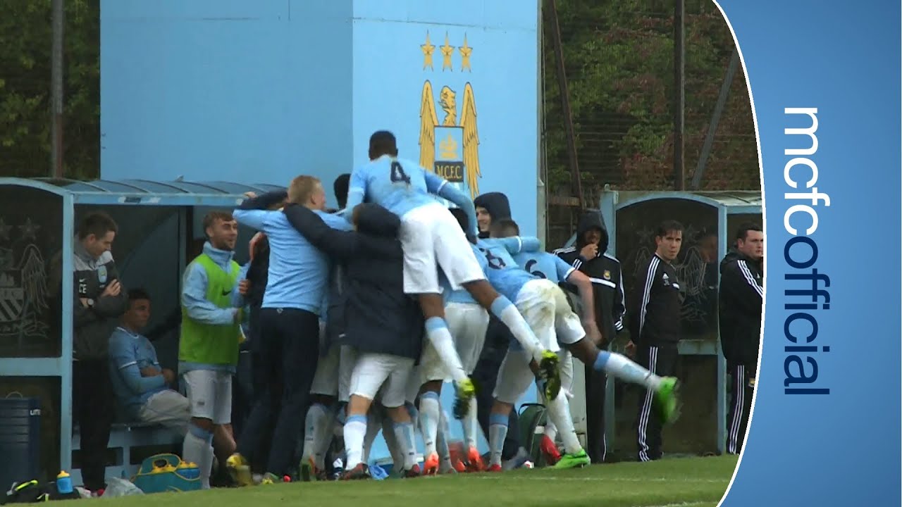 manchester university CITY THROUGH TO THE FINAL | CIty U18 2-1 West Ham