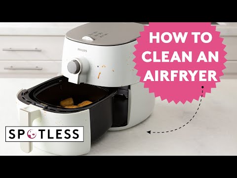 Easy Clean Air Fryer! #airfryer #airfry #airfryertiktok #cleanairfr