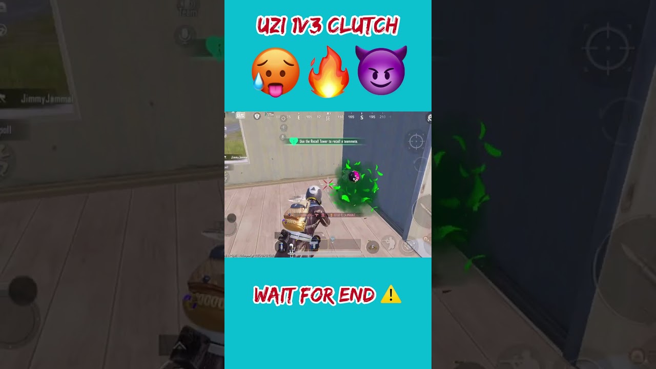 Uzi 1v3 Clutch🥵🔥