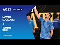 Novak djokovic v tommy paul full match  australian open 2023 semifinal