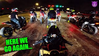 Bikers Try To Pick Up Girls In Miami 🏝️👀 | Panigale V4 Sp2, Ninja H2, Fireblade, R1, S1000Rr