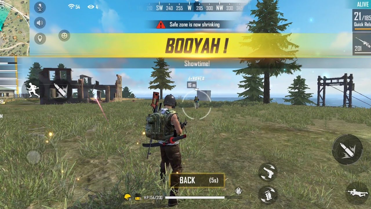 Garena Free Fire Booyah 6 Kills Classic Bermuda Asus Rog Phone 2 Gameplay YouTube