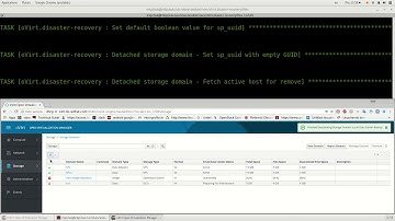 Failback using ovirt-dr script - part1