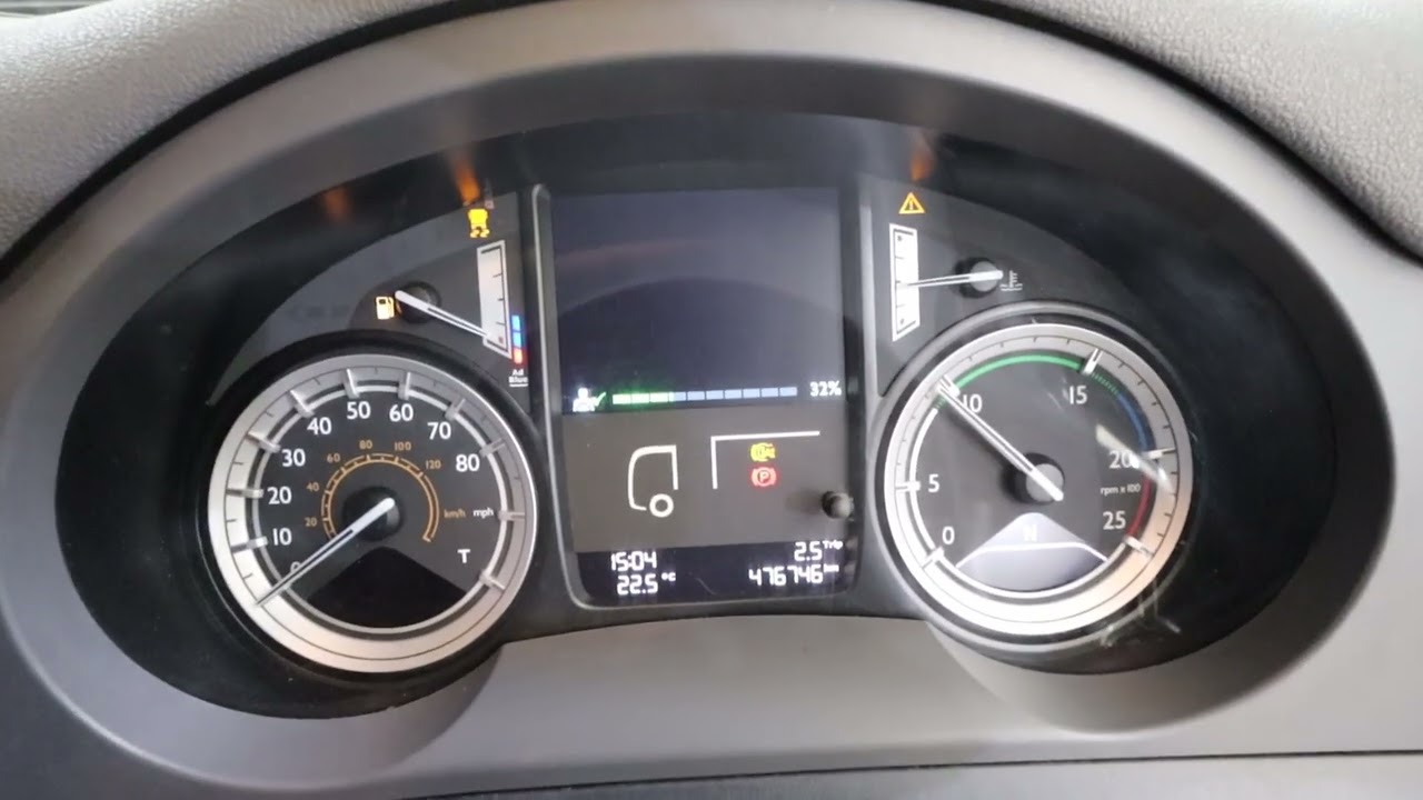 11529 DE67ULZ DAF CF370 Refrigerated Engine Start