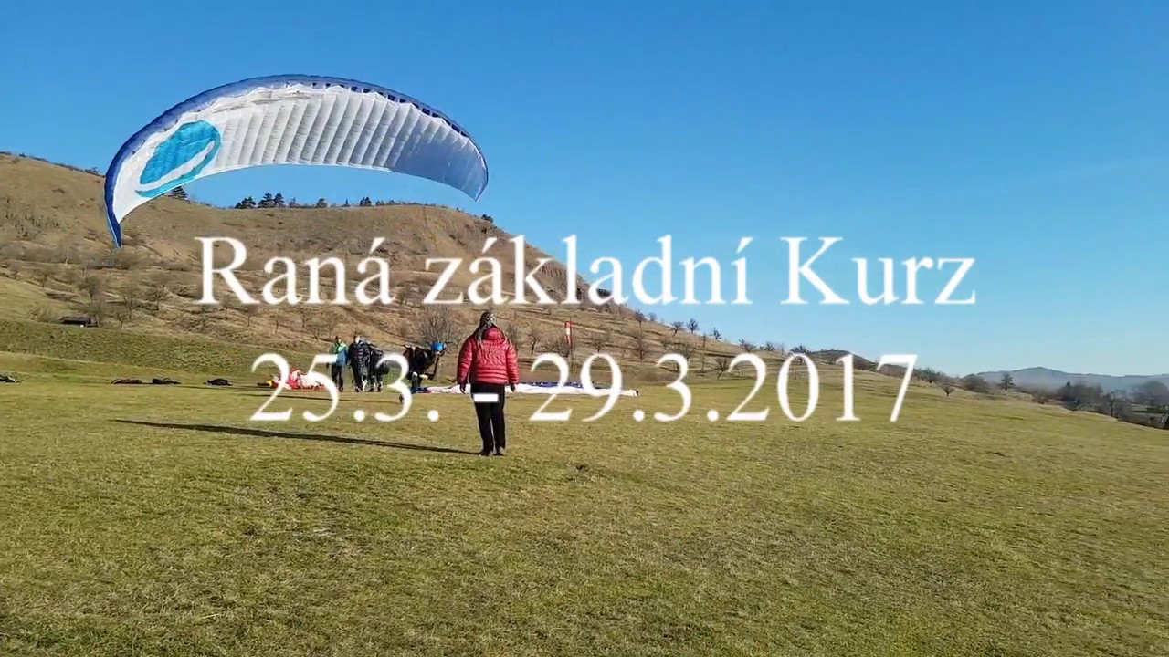 Paragliding Raná , Náčkovice , základní kurz