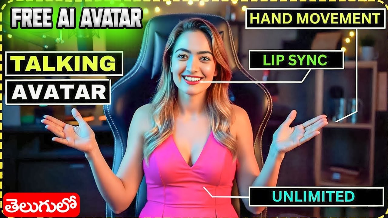 How to make FREE Realistic Talking AI Avatar Generator +Lip Sync ...