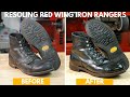 Expert Resoling of Red Wing Iron Rangers: Master Craftsmanship