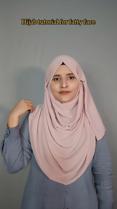 Hijab Tutorial for Fatty Face | Slim Look Hijab Style | Easy & Quick #hijabtutorial #hijabstyle