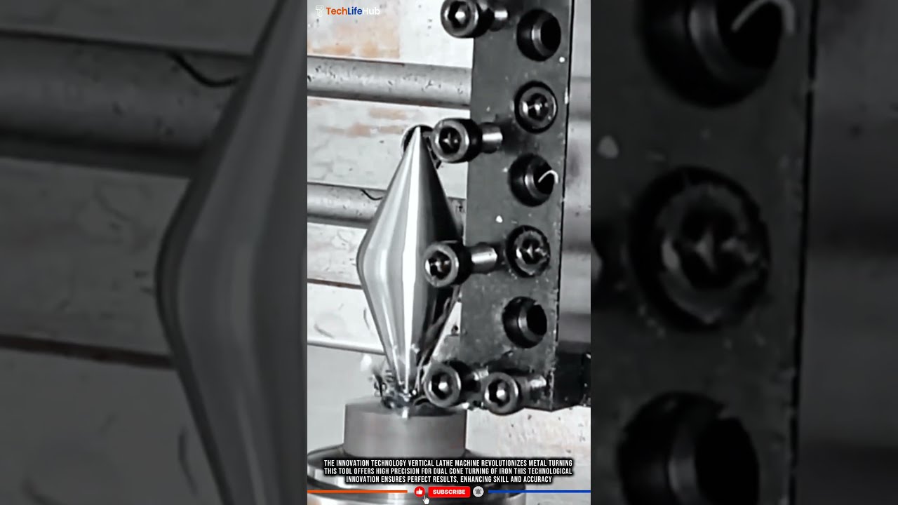 Innovation Technology Vertical Lathe Machine High Precision Dual Cone Turning