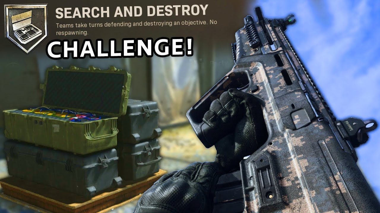 INSANE SnD CLUTCH! Modern Warfare Search and Destroy Challenge!