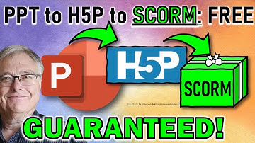From PowerPoint to H5P to SCORM for free guaranteed