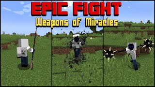Minecraft Epic Fight Weapons Of Miracles Are Cool Mod Showcase