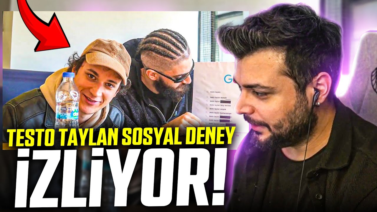 Elayja Testo Taylan Saniye Sosyal Deney Videosunu İzliyor