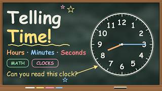 Telling Time Full Course | Kids Clock Math: O’Clock, Half Past, Quarter Past & Quarter To