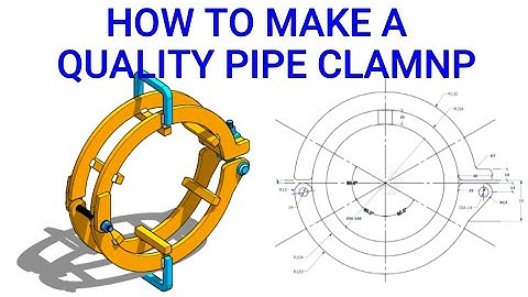 How to make standard, low cost pipe fitting clamp.
