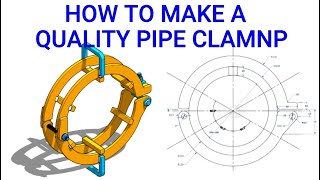 How to make standard, low cost pipe fitting clamp. by Technical Studies. 714 views 13 days ago 5 minutes, 1 second