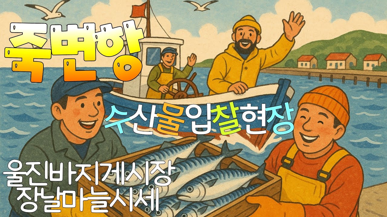 水産市場 울진군죽변항가자미입찰시세/울진바지게시장 제철농산물과수산물시세 견문록♡삶2426/Uljin Jukbyeon port fish market, korea