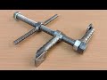 creative ideas from welder | DIY metal clamp from rebar