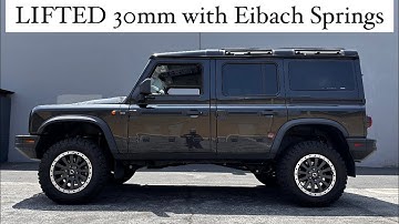 INEOS Grenadier with Eibach Lift Springs!