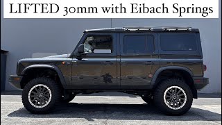 INEOS Grenadier with Eibach Lift Springs!