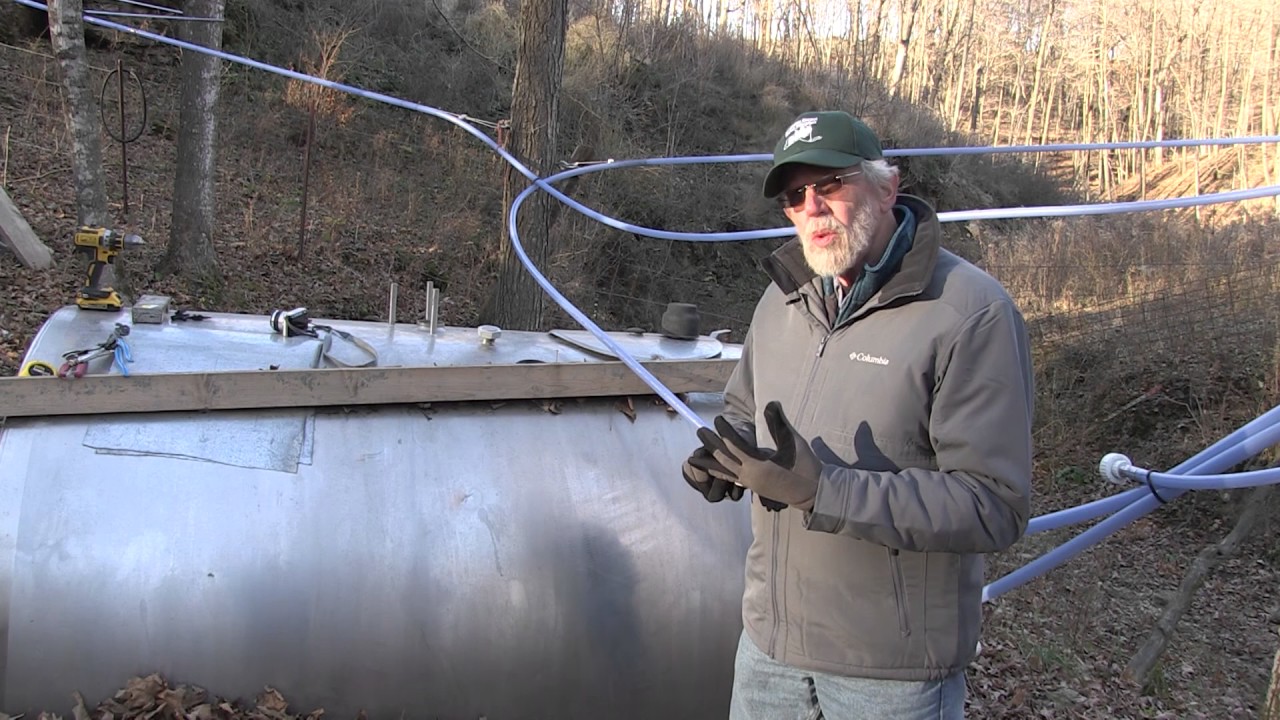 maple syrup 101 Locating the sap collection tank YouTube