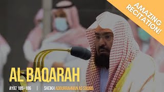 Surah Al Baqarah ayat 185 -186 | murottal merdu | Abdurrahman as Sudais | shalat