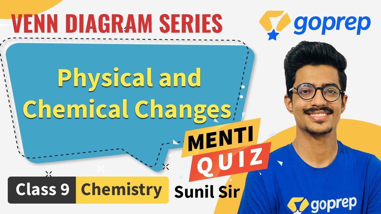 Venn Diagram Series | Physical and Chemical Changes | Class 9 Chemistry ...