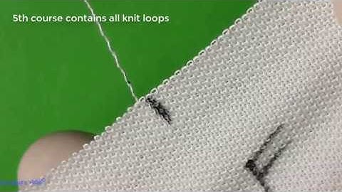 Demonstration on Single lacoste fabric by Emdad Sarker #Emdadsir