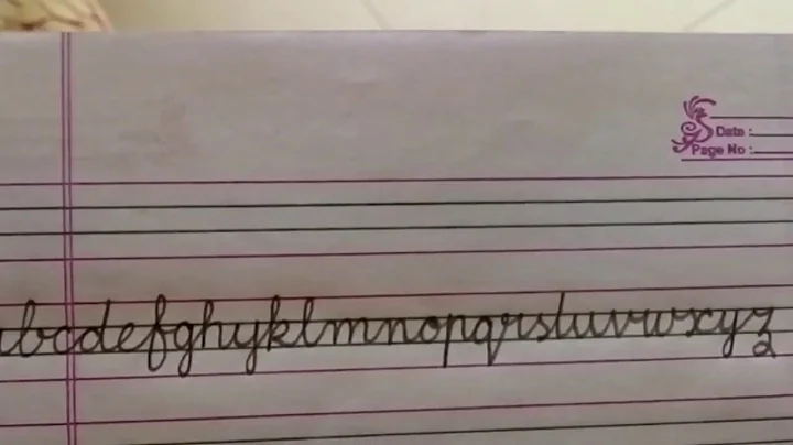how to connect alphabets a to z in cursive writing || Cursive Writing || Handwriting Practice