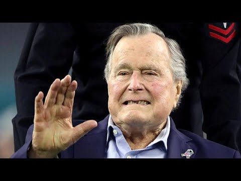 George H.W. Bush hospitalised