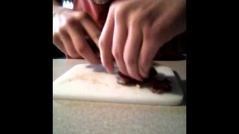 How to butterfly a deer backstrap