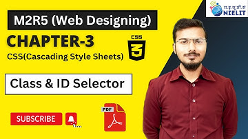 O Level Course M2 R5 | Chapter -4 Class -2 CSS Introduction  | Lecture 13 #Html #css