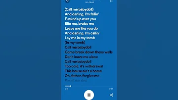 Ari Abdul - BABYDOLL (speed) (lyrics)#ariabdul #babydoll #lyrics